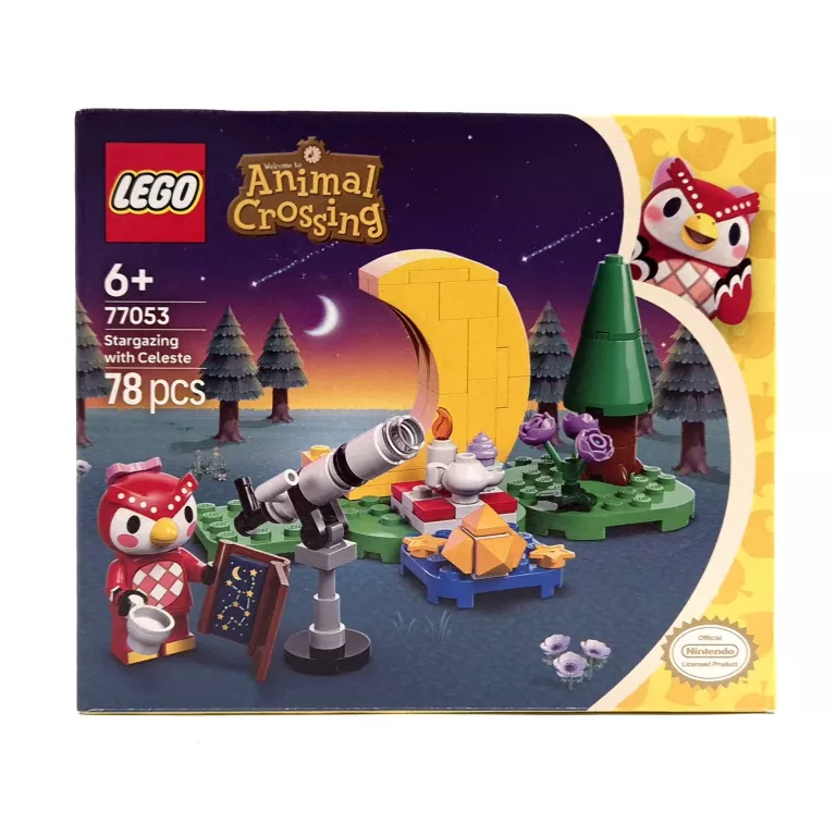 LEGO ANIMAL CROSSING ZOBSERWACJA GWIAZD Z CELESTE 77053
