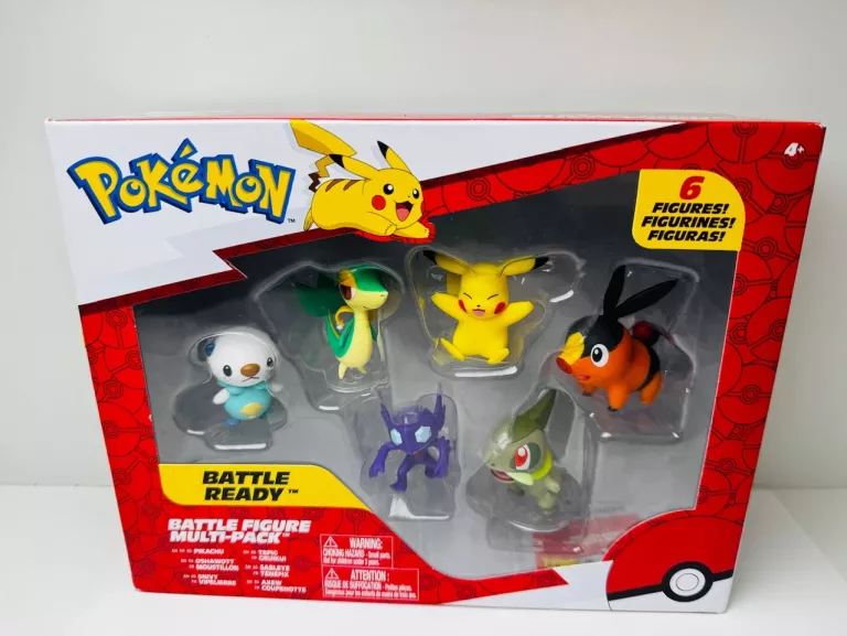 POKEMON BATTLE READY FIGURKI 6 PACK JAZWARES PKW3062