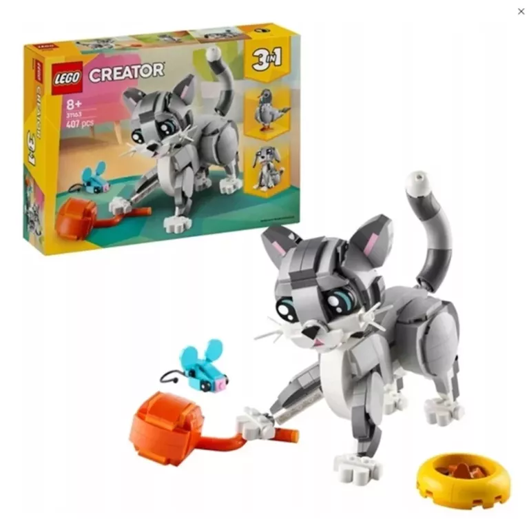 LEGO CREATOR 3 W 1 PSOTNY KOT 31163