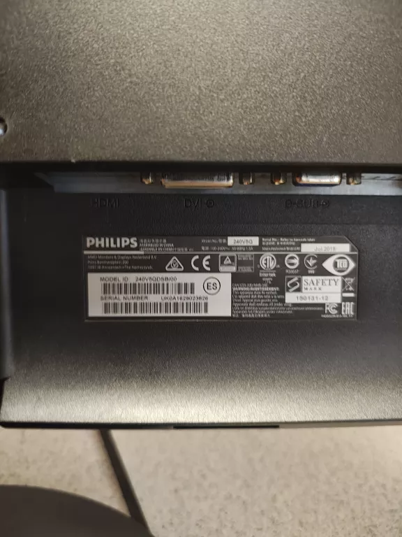 MONITOR PHILIPS 240V5QDSB/00