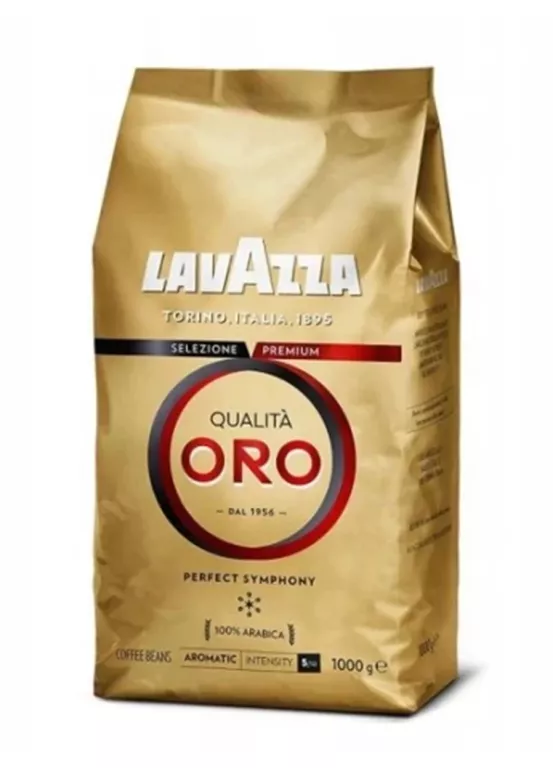 KAWA ZIARNISTA ARABICA LAVAZZA QUALITA ORO 1000 G 1KG ORYGINALNA ŚWIEŻA