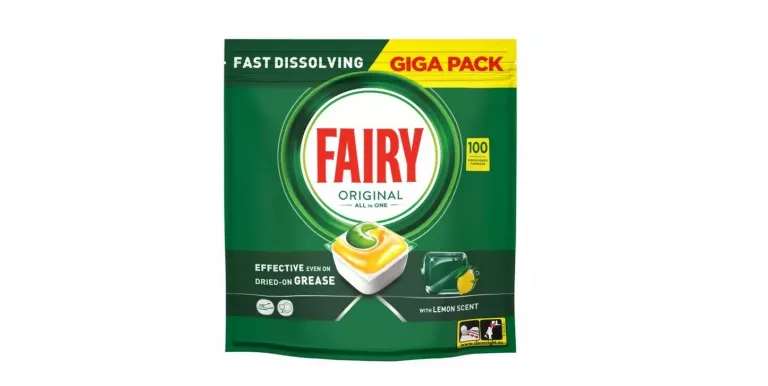 FAIRY ORIGINAL ALL-IN-1 TABLETKI ZMYWARKI 100SZT LEMON