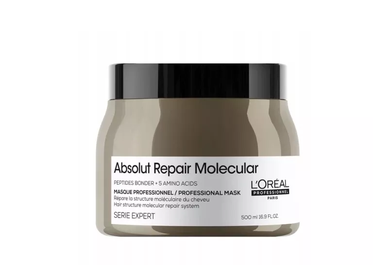 LOREAL ABSOLUT REPAIR MOLECULAR MASKA REGENERUJĄCA WŁOSY ZNISZCZONE 500 ML