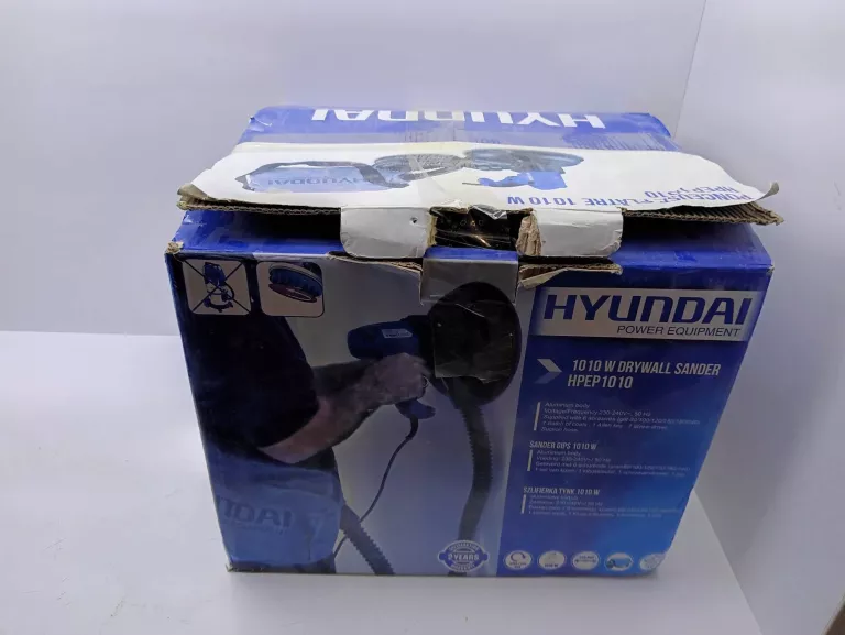 SZLIFIERKA DO GIPSU A HYUNDAI HPEP1010-1 + WOREK