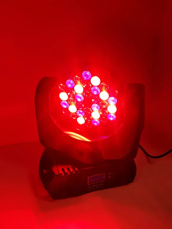 RUCHOMA GŁOWA LED BEAM + ZASILACZ