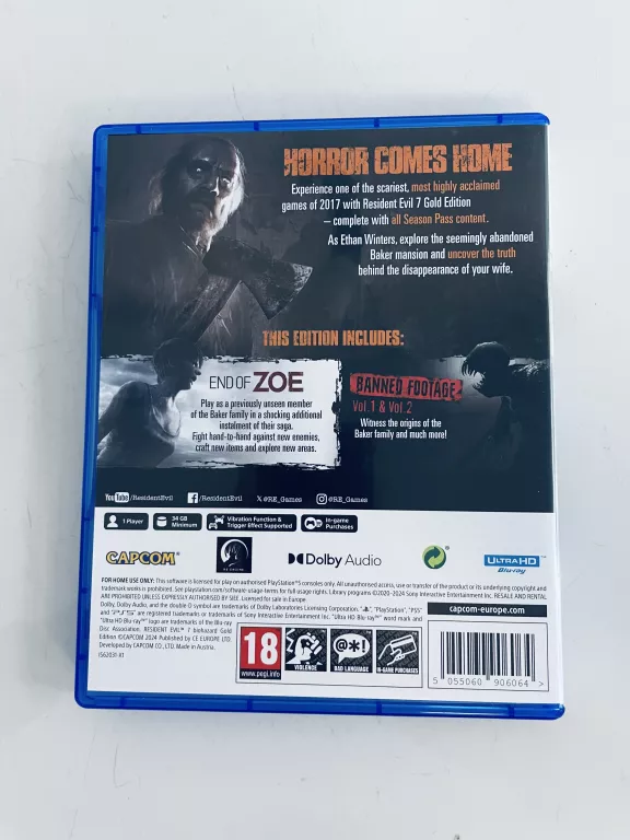 RESIDENT EVIL 7: BIOHAZARD GOLD EDITION (PS5)