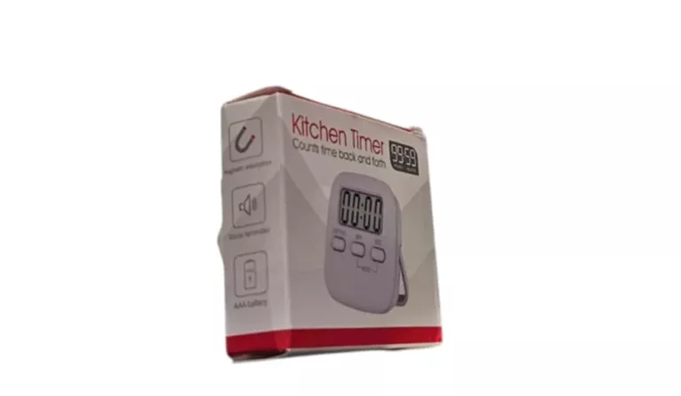 TIMER KUCHENNY Z DUŻYM WYŚWIETLACZEM LCD