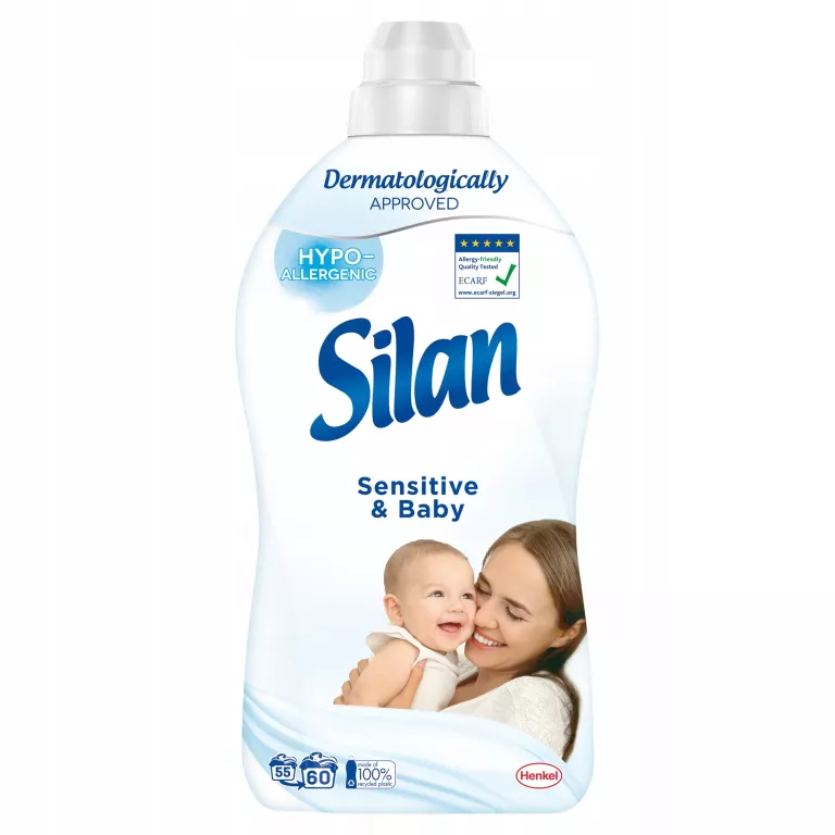 SILAN SENSITIVE BABY PŁYN DO ZMIĘKCZANIA TKANIN 1320 ML (60 PRAŃ)