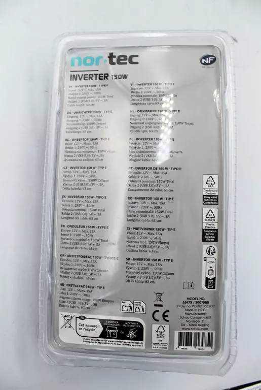 INWERTER 150W NOR-TEC