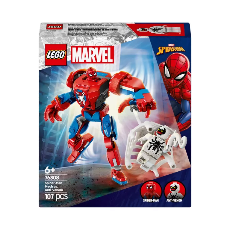 LEGO SUPER HEROES 76308 MECH SPIDER-MAN KONTRA ANTY-VENOM