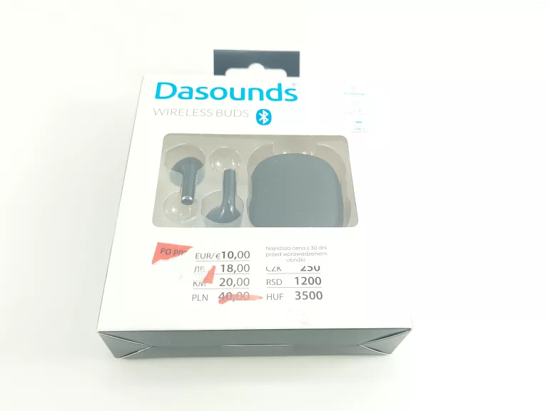 SŁUCHAWKI DASOUNDS BEZPRZEWODOWE