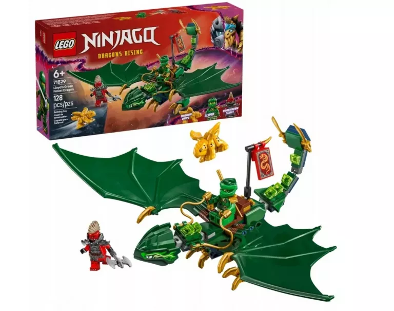 IDEALNY ZESTAW LEGO 71829 NINJAGO ZIELONY LEŚNY SMOK LLOYDA