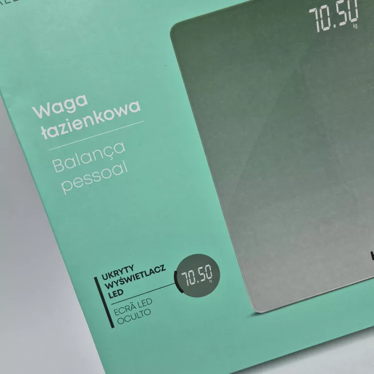 NOWA WAGA ŁAZIENKOWA HOFFEN Z WYŚWIETLACZEM LED