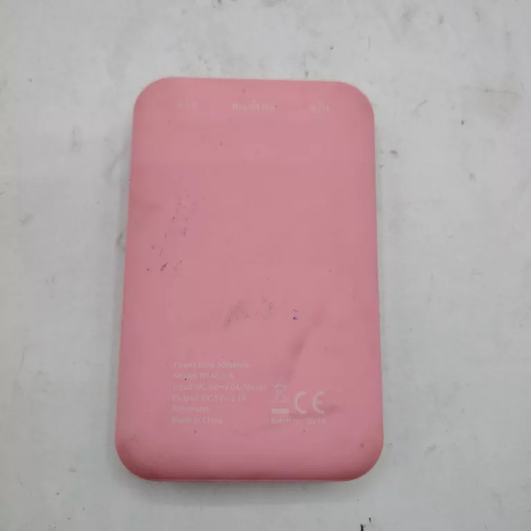 POWERBANK RÓŻOWY 5000MAH