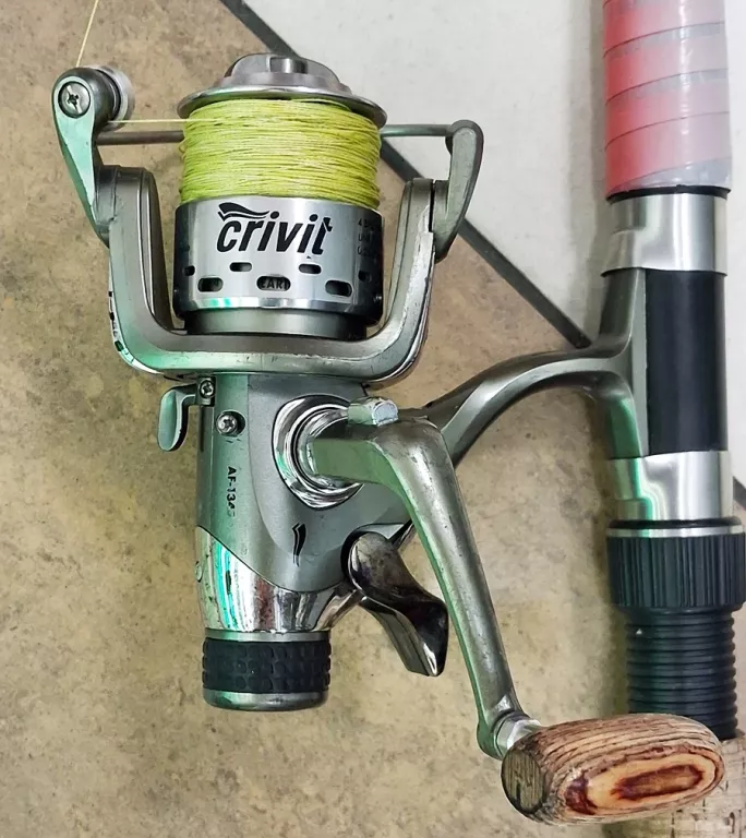 WĘDKA SELECTIO SPIN-PIKE 270-5+KOŁOWROTEK CRIVIT 5,5+AKCESORIA
