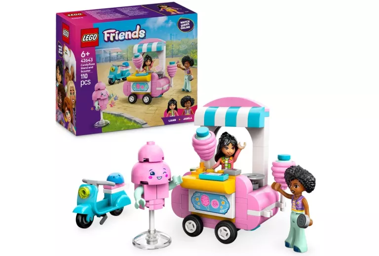 ZESTAW LEGO FRIENDS 42643 FRIENDS 42643 STOJAK I HULAJNOGA Z WATY CUKROWEJ