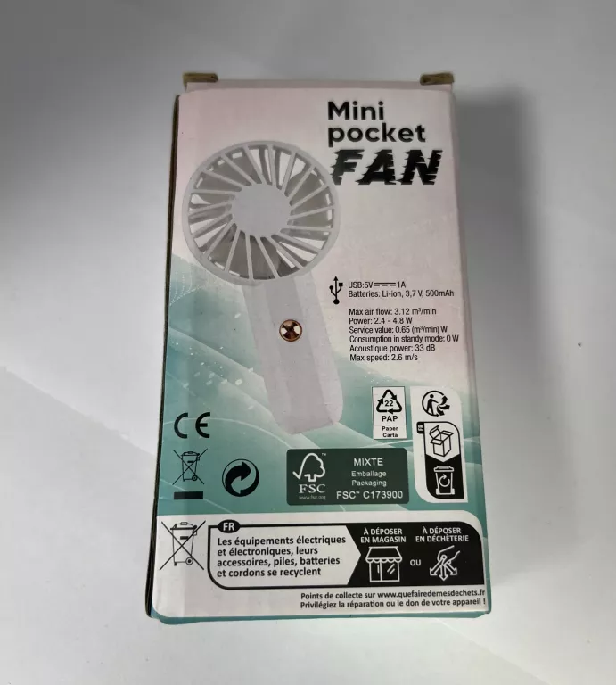 MINI WIATRAK BIAŁY