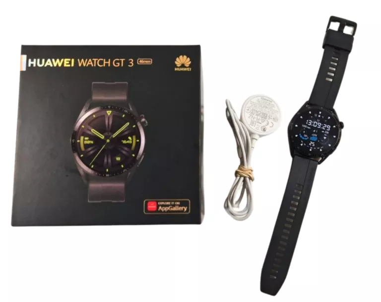 ZEGAREK SMARTWATCH HUAWEI WATCH GT 3 46MM CZARNY (JPT-B29)