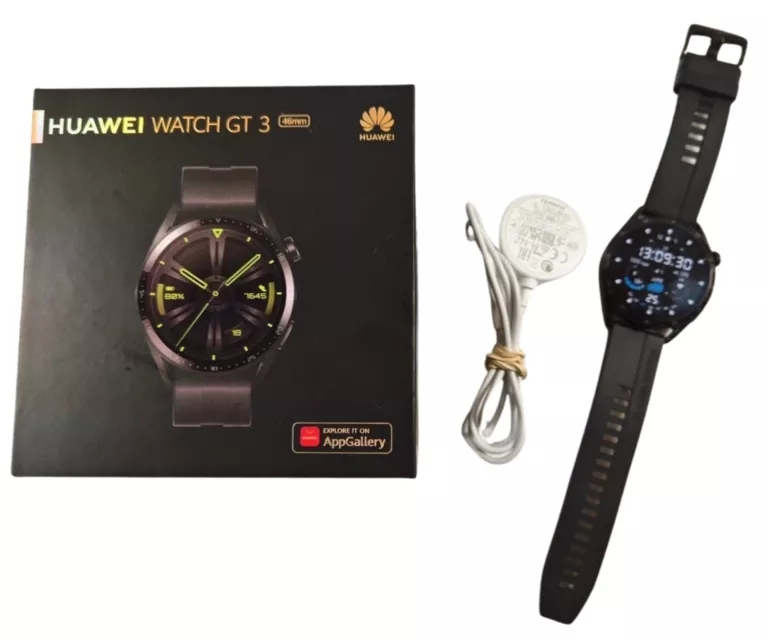 ZEGAREK SMARTWATCH HUAWEI WATCH GT 3 46MM CZARNY (JPT-B29)
