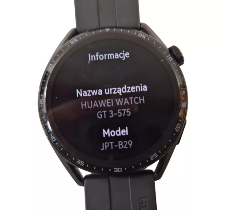 ZEGAREK SMARTWATCH HUAWEI WATCH GT 3 46MM CZARNY (JPT-B29)
