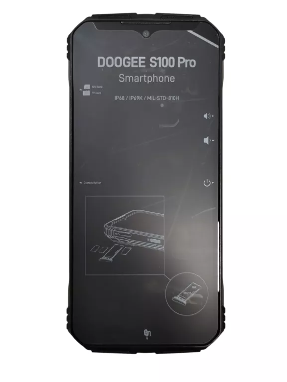 SMARTFON DOOGEE S100 PRO CZARNY 20/256GB 22000MAH
