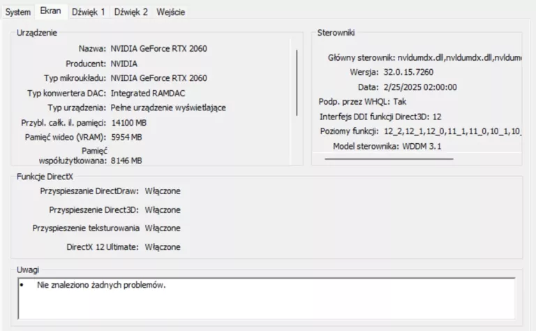 KOMPUTER STACJONARNY AMD RYZEN 5 3600 16GB RAM 500GB SSD GEFORCE RTX 2060