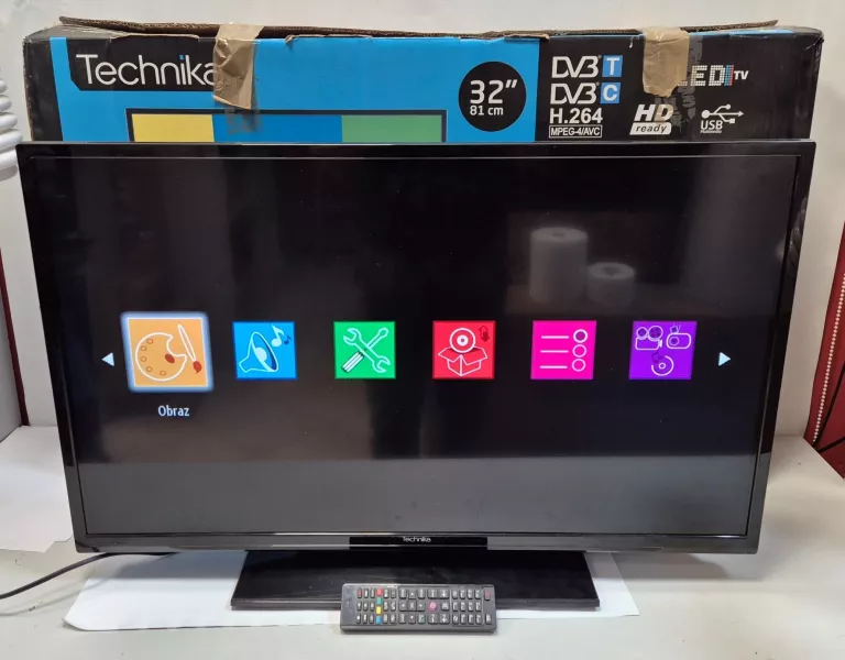 TELEWIZOR LED TECHNIKA 32" HD READY CZARNY (32-278-AW15)