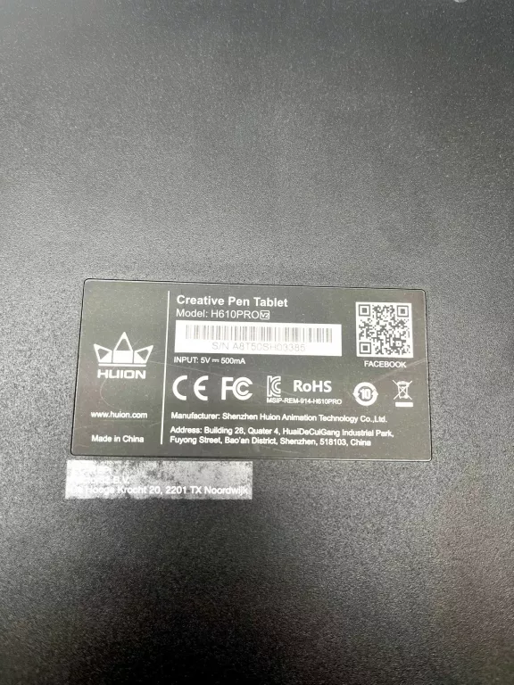 tablet-huion-h610pro-ean-gtin-0019783450940