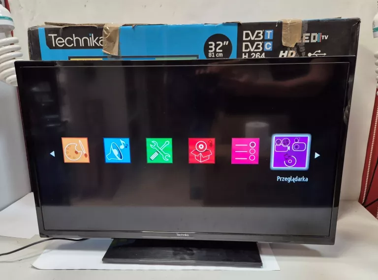 TELEWIZOR LED TECHNIKA 32" HD READY CZARNY (32-278-AW15)