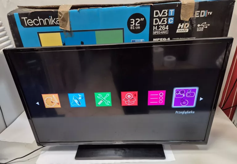 TELEWIZOR LED TECHNIKA 32" HD READY CZARNY (32-278-AW15)