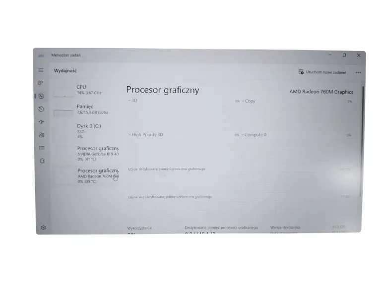 LAPTOP ACER NITRO V 16 PAPIERY PUDEŁKO