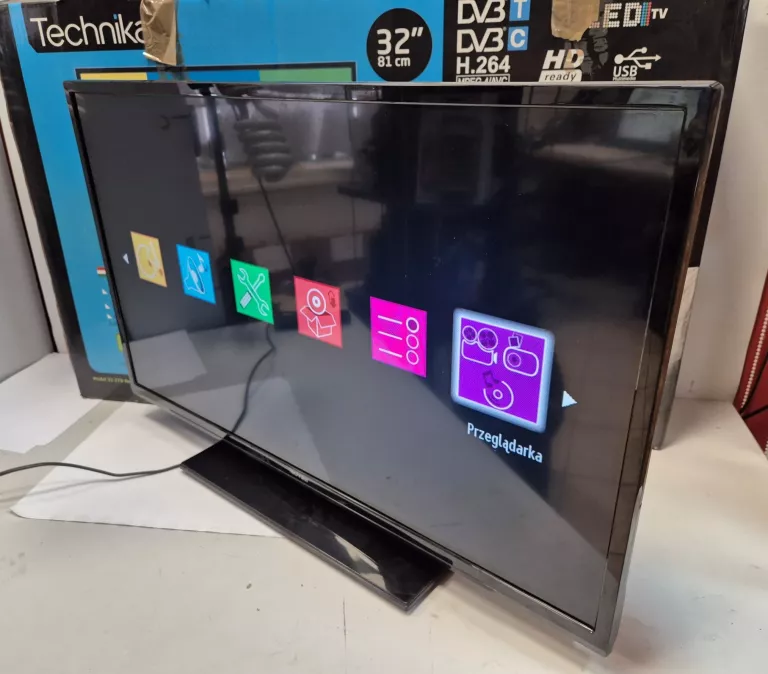 TELEWIZOR LED TECHNIKA 32" HD READY CZARNY (32-278-AW15)