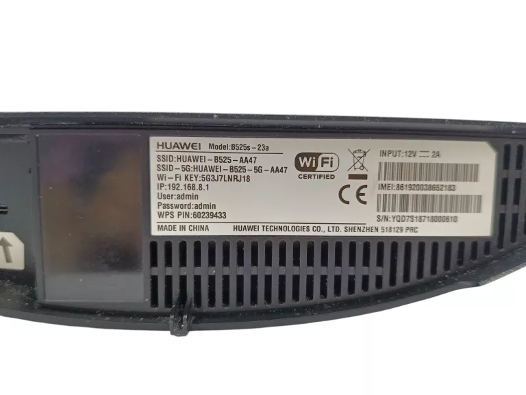ROUTER 4G/LTE HUAWEI B525S