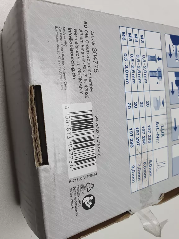 NITOWNICA DO NITONAKRĘTEK LUX TOOLS 304775