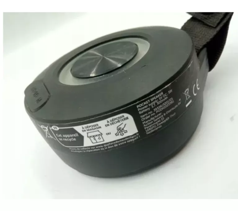 GŁOŚNIK POCKET SPEAKER CZARNY