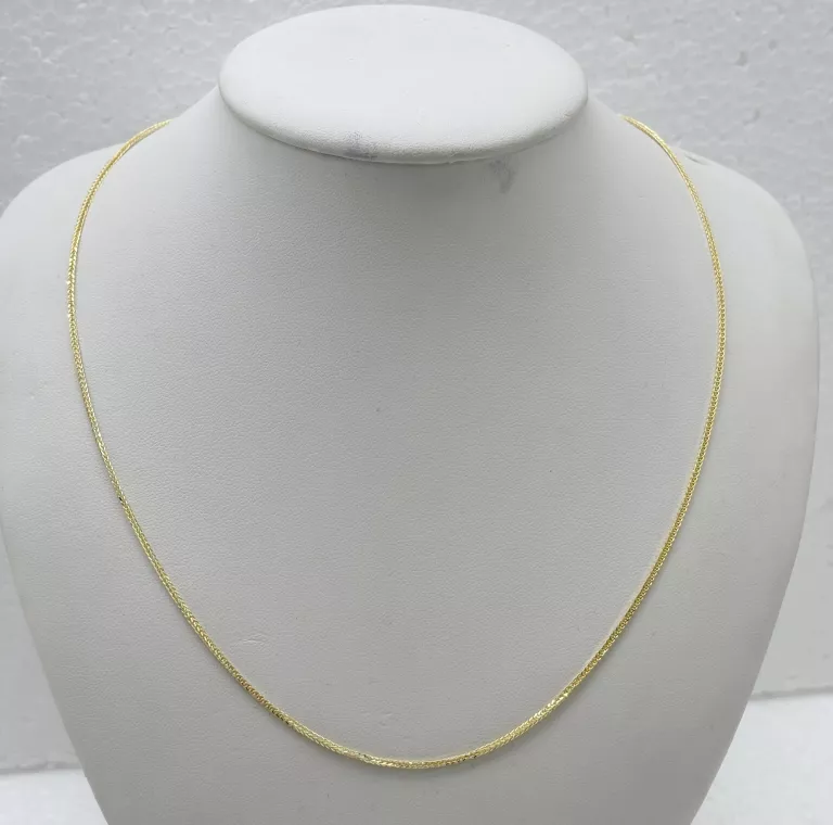 ZŁOTY DŁUGI ŁAŃCUSZEK II 1,45G II 585 II DŁ: 50CM