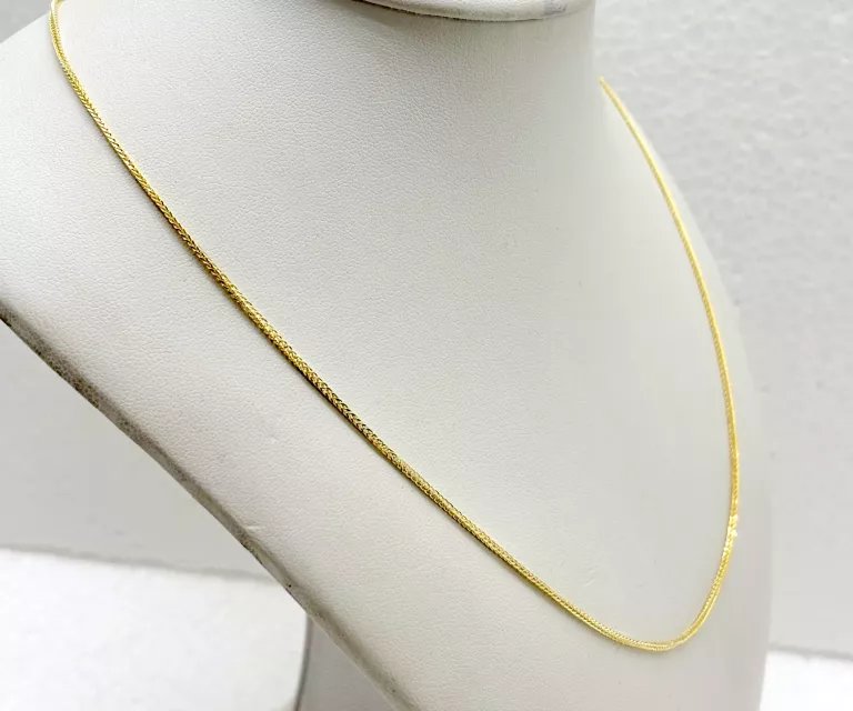 ZŁOTY DŁUGI ŁAŃCUSZEK II 1,45G II 585 II DŁ: 50CM