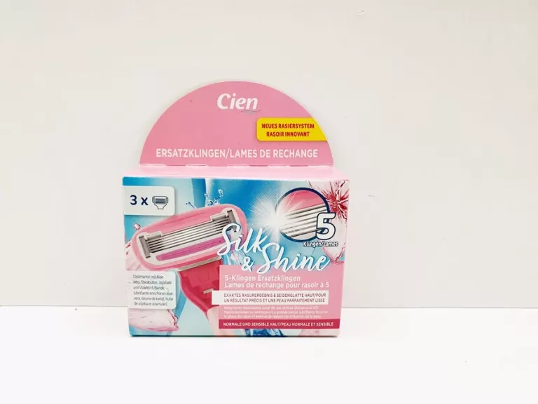 WKŁADY WYMIENNE DO MASZYNKI Z 5 OSTRZAMI CIEN SILK & SHINE 3 SZT