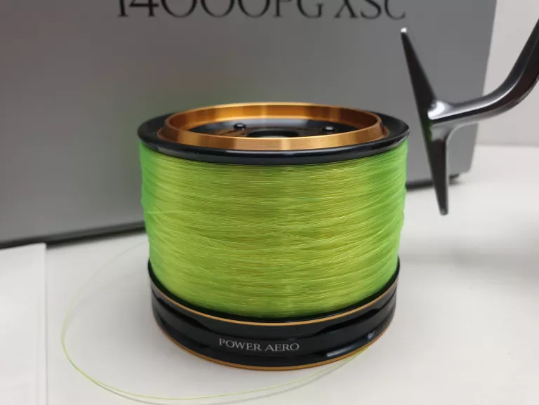 KOŁOWROTEK SHIMANO POWER AERO 14000PG XSC KOMPLET