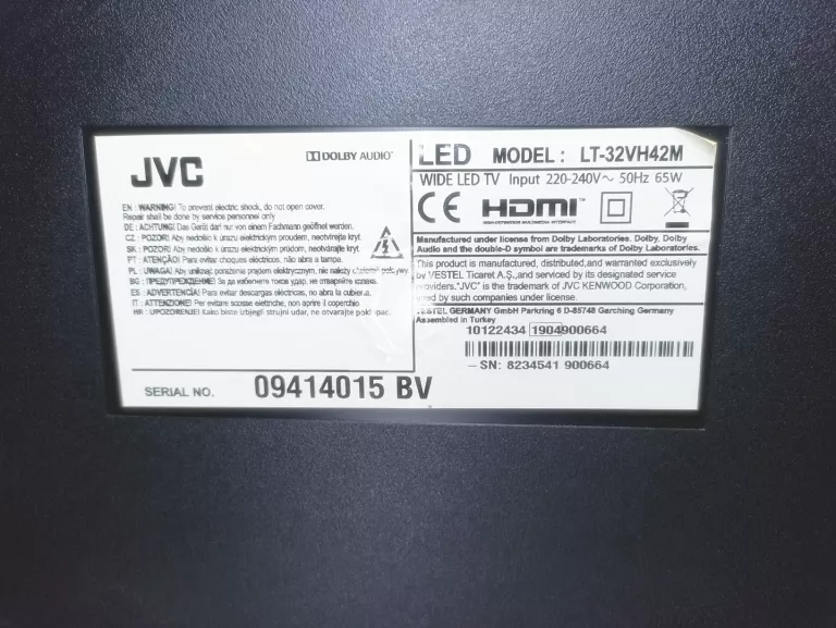 TELEWIZOR JVC 32 CALE LT-32VH42M