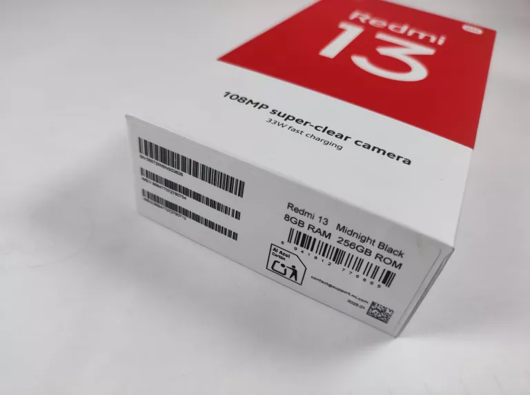 XIAOMI REDMI 13 256GB 8GB KOMPLET PLOMBY!