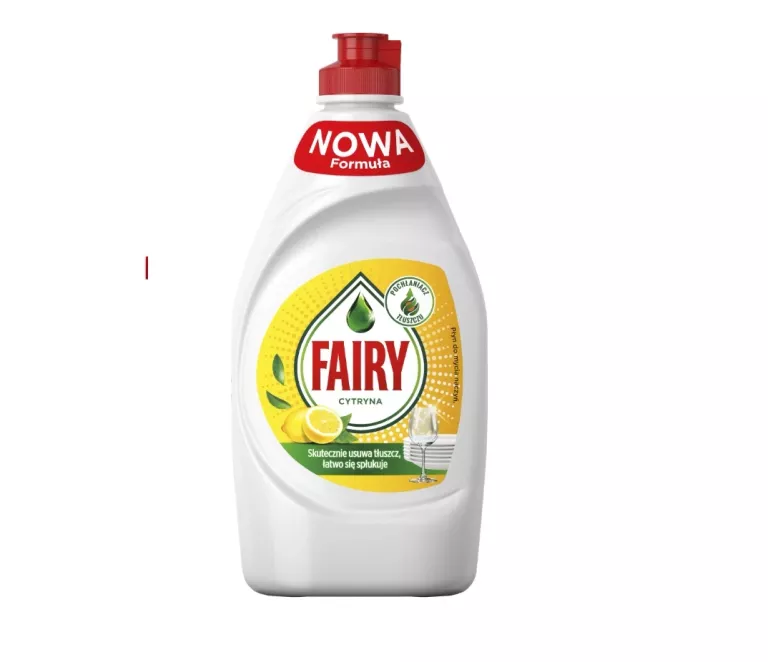 FAIRY CYTRYNA PŁYN DO MYCIA NACZYŃ GESTY I WYDAJNY 450ML USUWA TŁUSZCZ