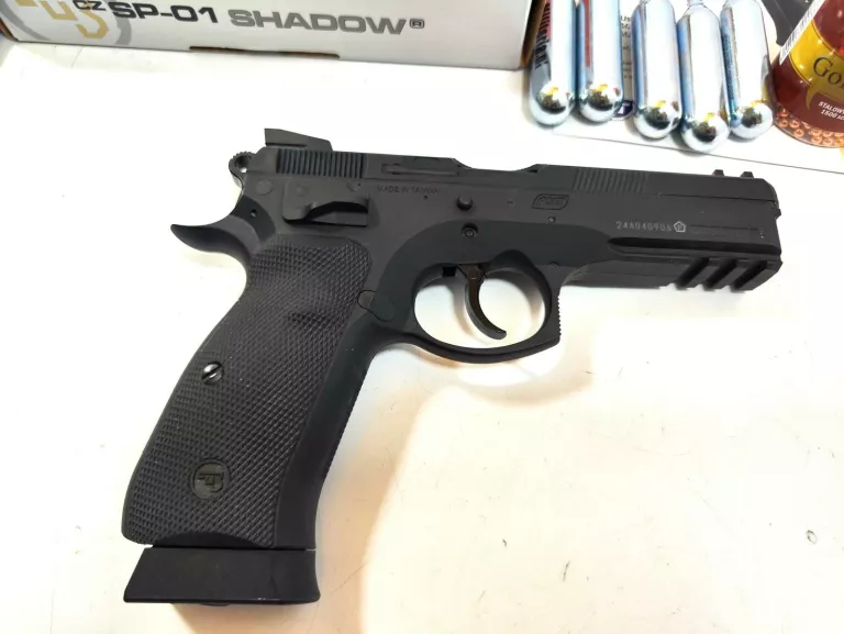 WIATRÓWKA CZ SP-01 SHADOW PUD + KABURA KULKI GAZ
