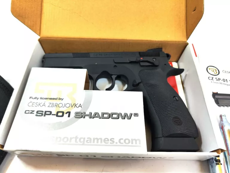 WIATRÓWKA CZ SP-01 SHADOW PUD + KABURA KULKI GAZ