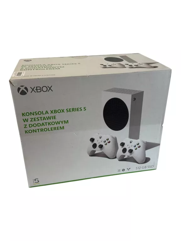 KONSOLA XBOX SERIES S - ZESTAW! - 2X PAD - OKAZJA! SUPER STAN!