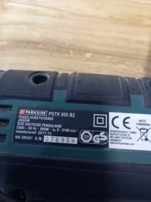 WYRZYNARKA PARKSIDE PSTK 800 B 2