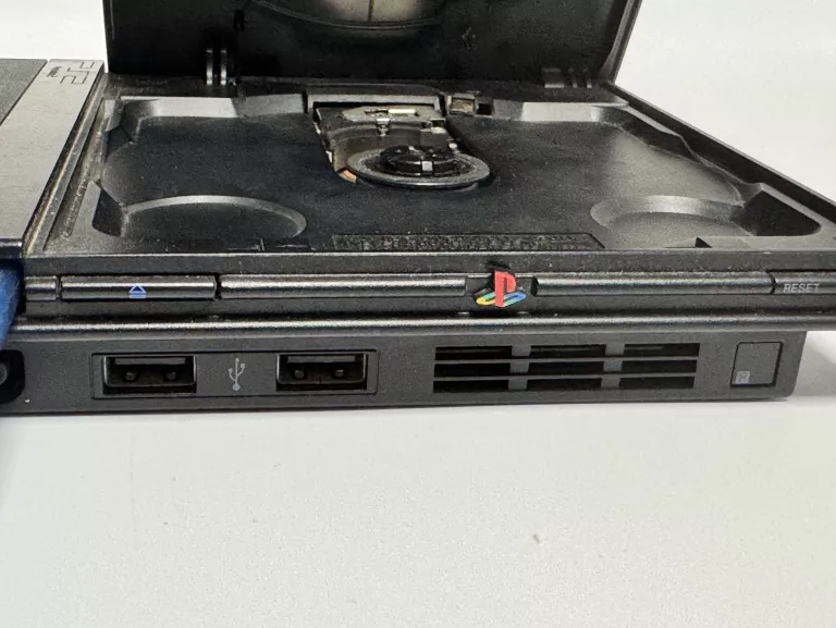 KONSOLA PLAYSTATION 2 SLIM 2X PAD 2X KARTY PAMIĘCI