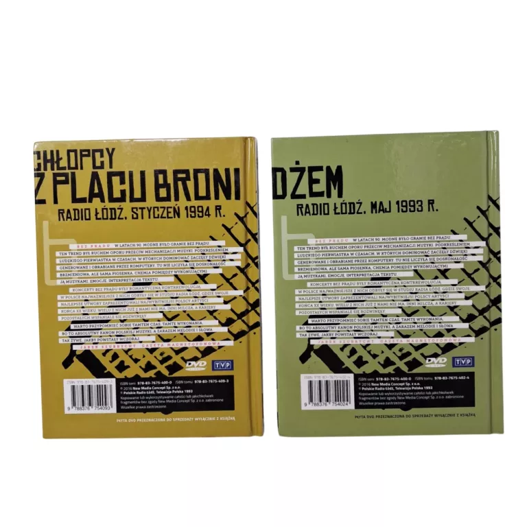BEZ PRĄDU // KSIĄŻKA I PŁYTA DVD: CHŁOPCY Z PLACU BRONI & DŻEM