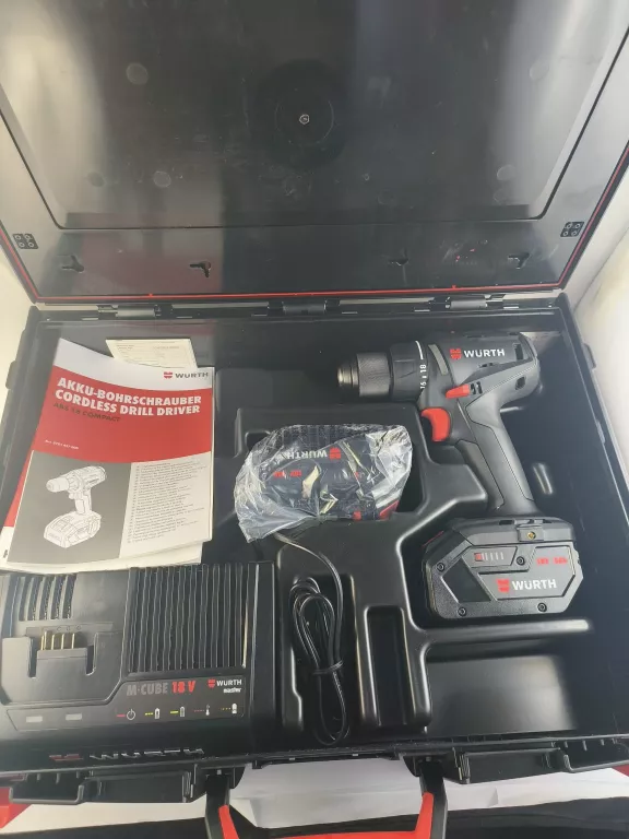 WKRĘTARKA WURTH ABS 18 COMPACT 5701427002 2X AKU ŁADOWARKA WALIZKA