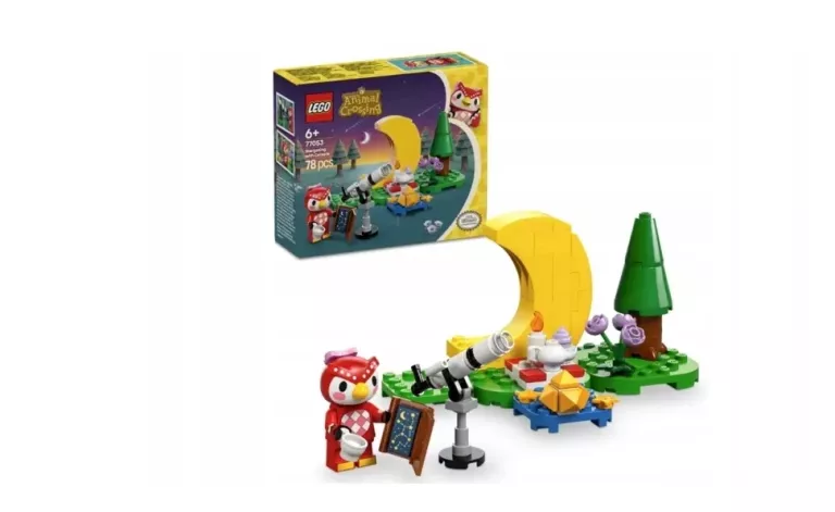 ZESTAW LEGO ANIMAL CROSSING OBSERWACJA GWIAZD Z CELESTE 77053 STAN CUDO